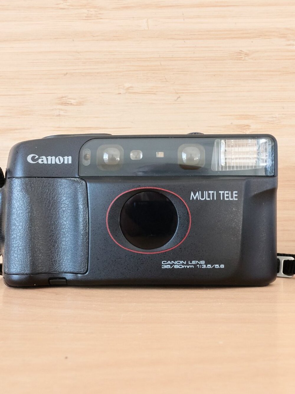 Canon Sure Shot Multi Tele 35mm Film Camera Autoboy Tele 6 with Case